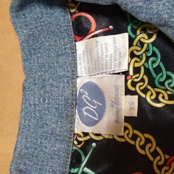 DG2 by Diane Gilman Blue Denim Jacket - Picture 5 of 7